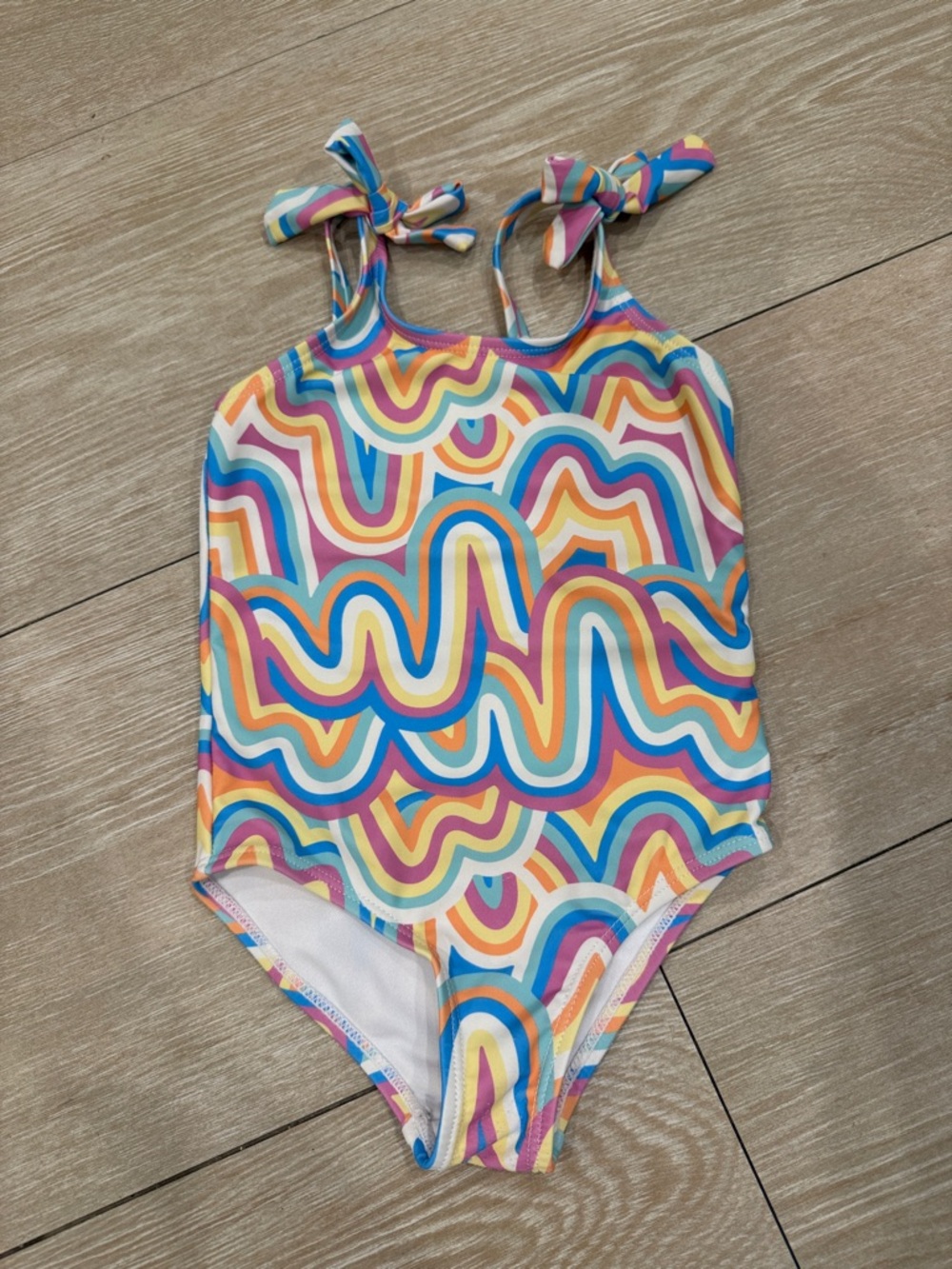 Banana Boat Toddler Girl Multicolor Swirl One-Piece Swimsuit